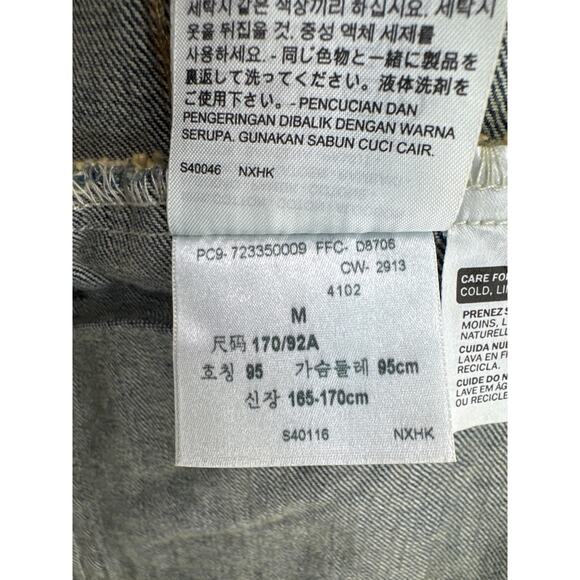 Levi's Blue Jean Denim Button Down Trucker Jacket Men Medium - Picture 9 of 9